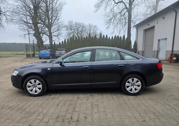 Audi A6 cena 22900 przebieg: 190307, rok produkcji 2008 z Tuczno małe 154